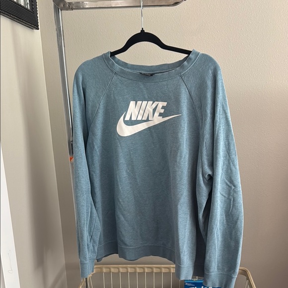 Nike Teal Crewneck Sweatshirt - Picture 1 of 3